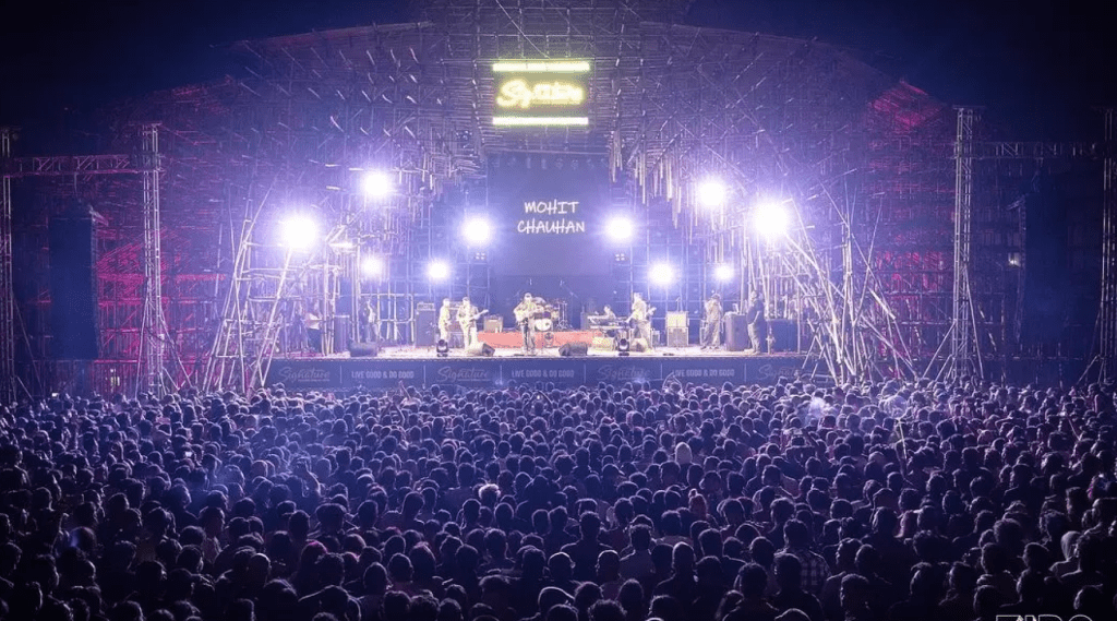 Ziro festival concert by Mohit Chauhan in 2023