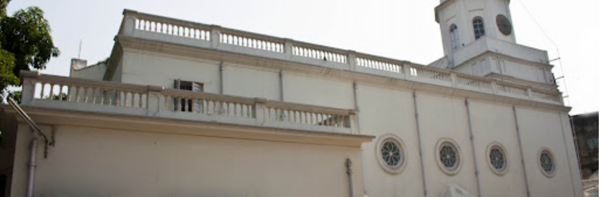 white coloured building of Armenian Holy Church Of The Nazareth